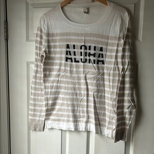 JCrew Aloha Striped Sweater